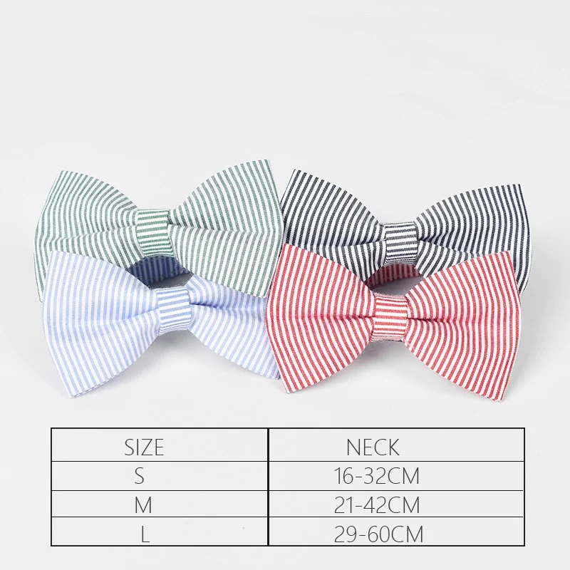 

Pet Dog Cat Bow Tie Cute Dog Puppy Cat Kitten Pet Necktie Solid Color Bow Tie Cat Dog England Style Necktie