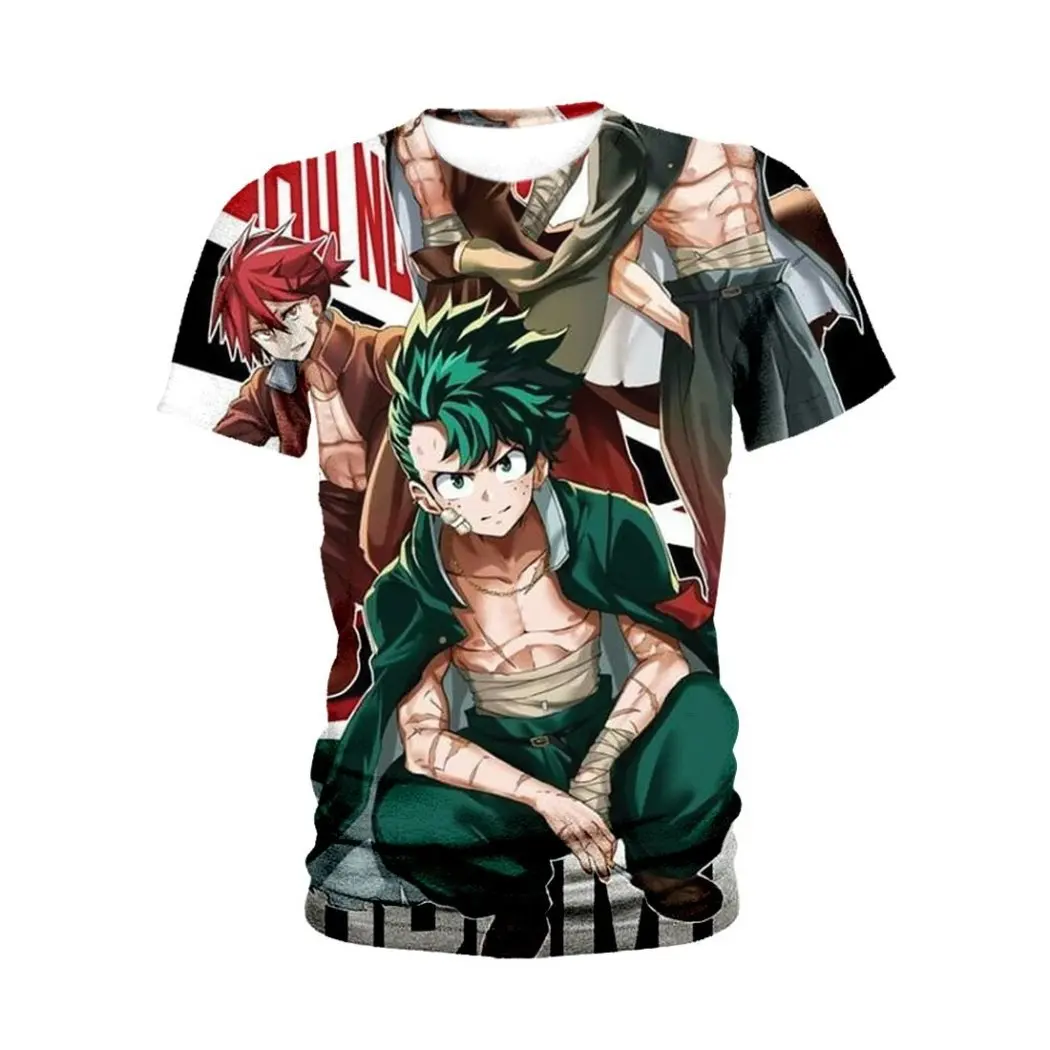 

CLOOCL Fashion Classic Anime My Hero Academia T Shirt Men Women 3D Print Short Sleeve Sweatshirt Harajuku Tops Drop Shipping