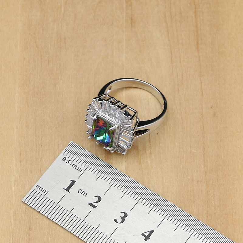 Женский ювелирный комплект из серебра 925 пробы серьги/кольца/ожерелье | Украшения