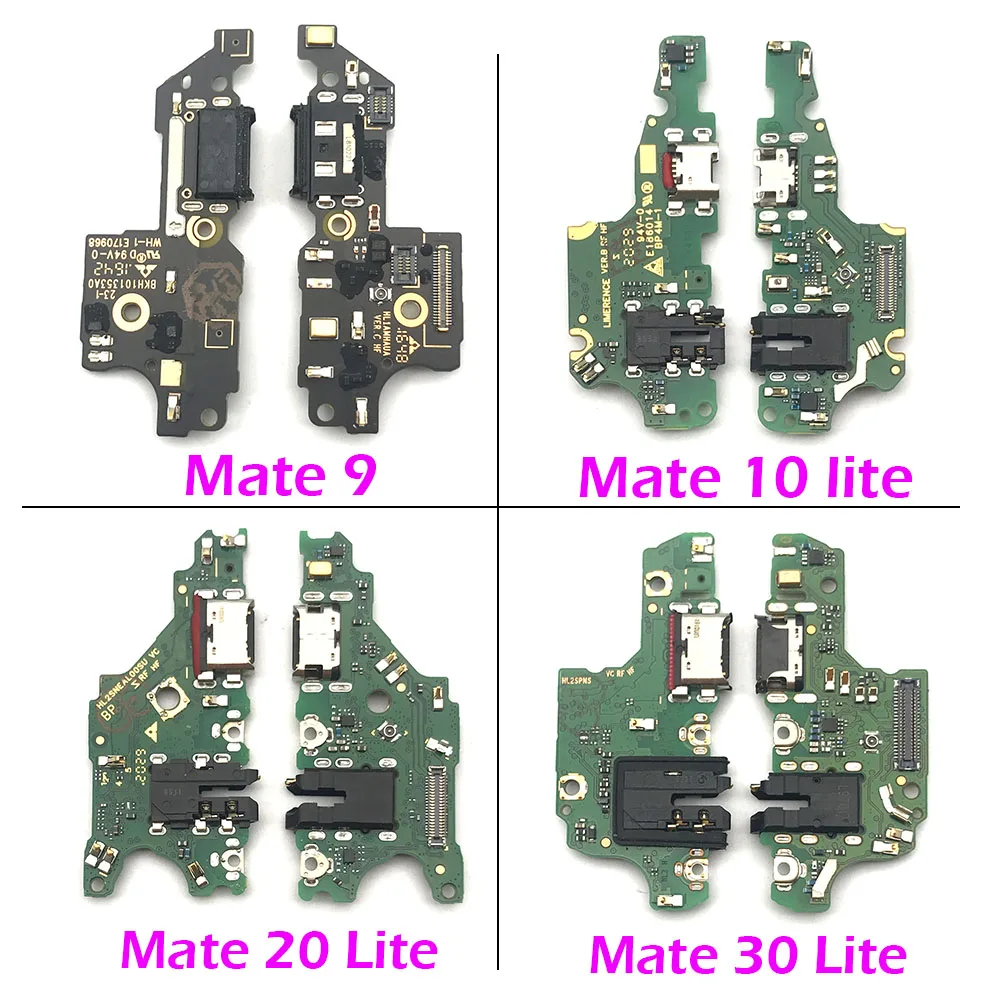 100% Оригинальный док-разъем зарядный порт гибкий кабель для Huawei Mate 9 10 20 30 Pro Lite 20X