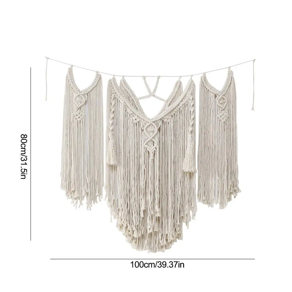 

Hand-woven Gorgeous Wall Tapestry Macrame Wall Hanging Bohemian Art Woven Tapestry Bohemian Crafts Decoration For Home Bedroom