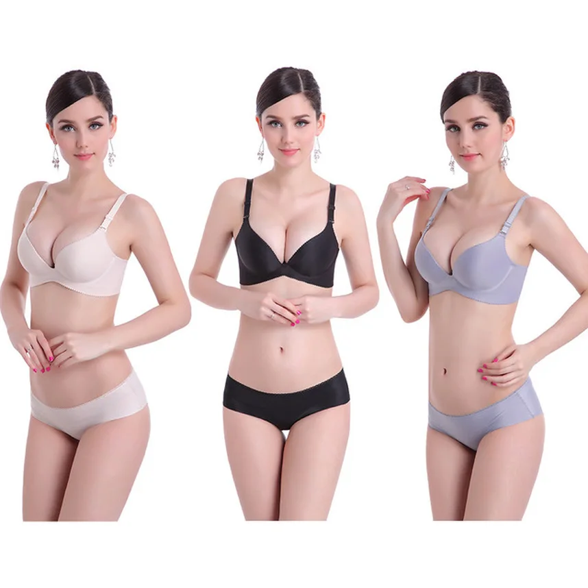 Сексуальный женский бюстгальтер с глубоким V образным вырезом нижнее белье пуш