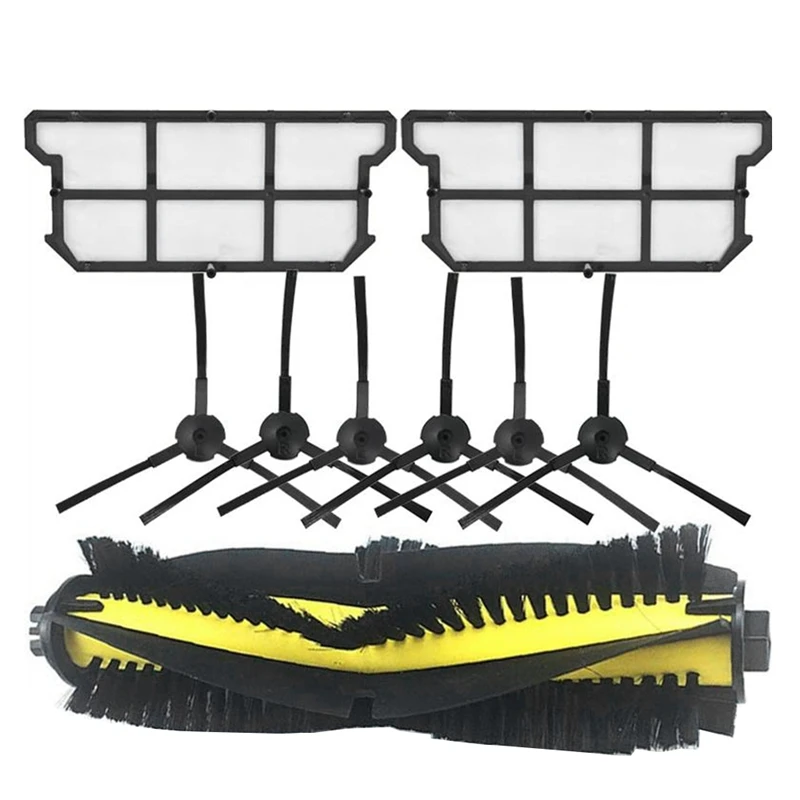 

Main Brush Side Brush Hepa Filter Dustproof for ILIFE V7 V7S V7S Pro Robot Vacuum Cleaner Spare Parts Replacement