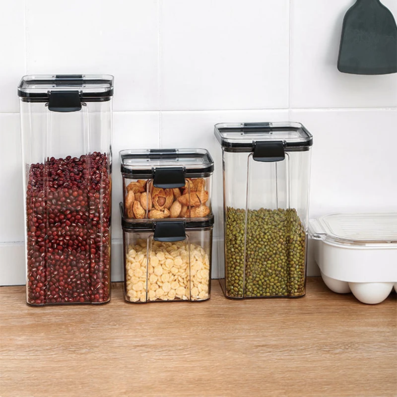 Герметичный герметичный объемный контейнер для продуктов хранения пищевых