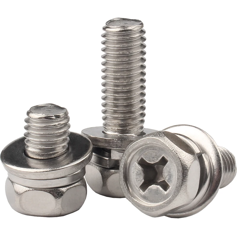 Винт M4 M6 M8 с шестигранным крестообразным углублением метрическая резьба