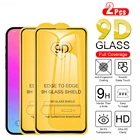 Закаленное стекло 9D с полным покрытием для IPhone 13 Pro Max, защитная пленка для экрана IPhone 13, 13 mini, 13 Pro max, 2 шт.