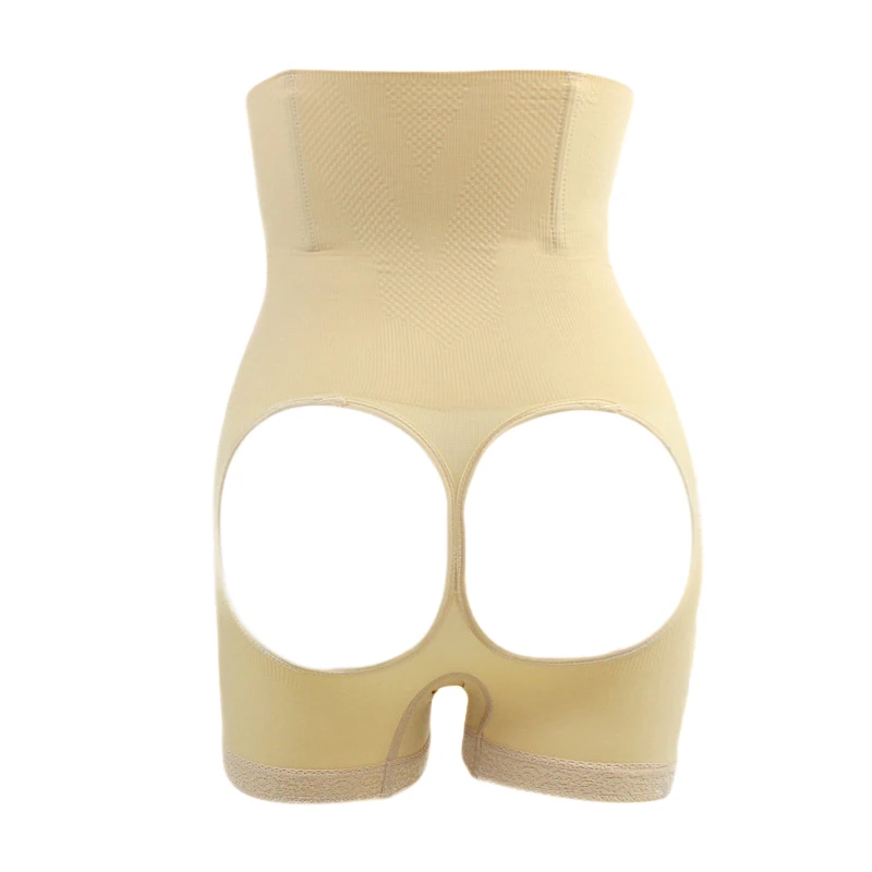 

Newest Women Body Shaper Panties Beige Slim Briefs High Waist Tummy Control Shorts Slimming Pants Shape Wear Push Up Open Butt