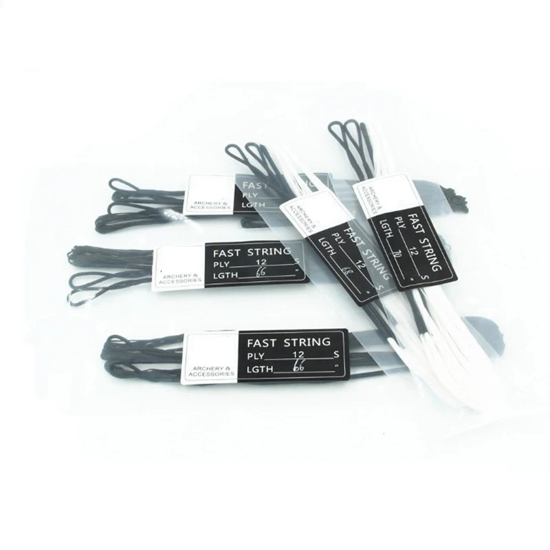 Длинные пряди для стрельбы из лука сменные черные Рекурсивные аксессуары