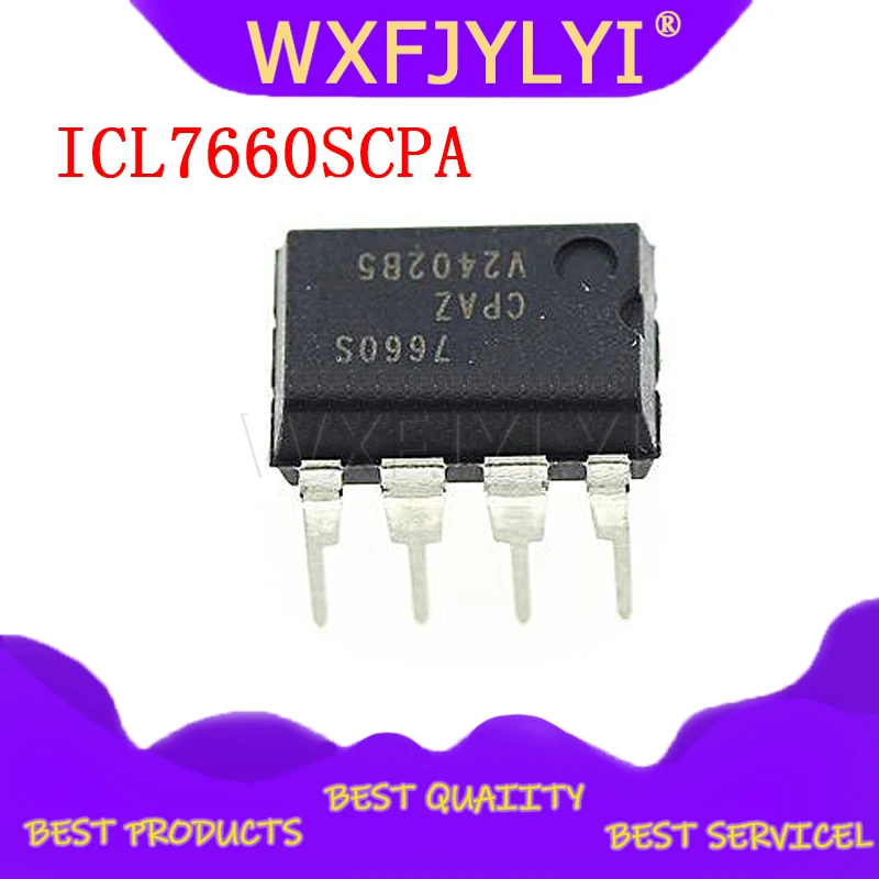 10 шт./лот ICL7660SCPA DIP8 ICL7660 DIP ICL7660S ICL7660CPA ICL7660SCPAZ Новый и оригинальный