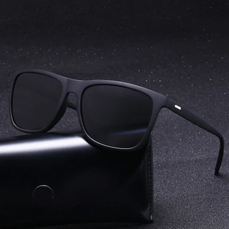 

2020 New Mens Polarized Square Sunglasses Men Classic Sun Glasses UV400 Mirror Aluminum Leg Eyeglass Women Luxury Eyewear