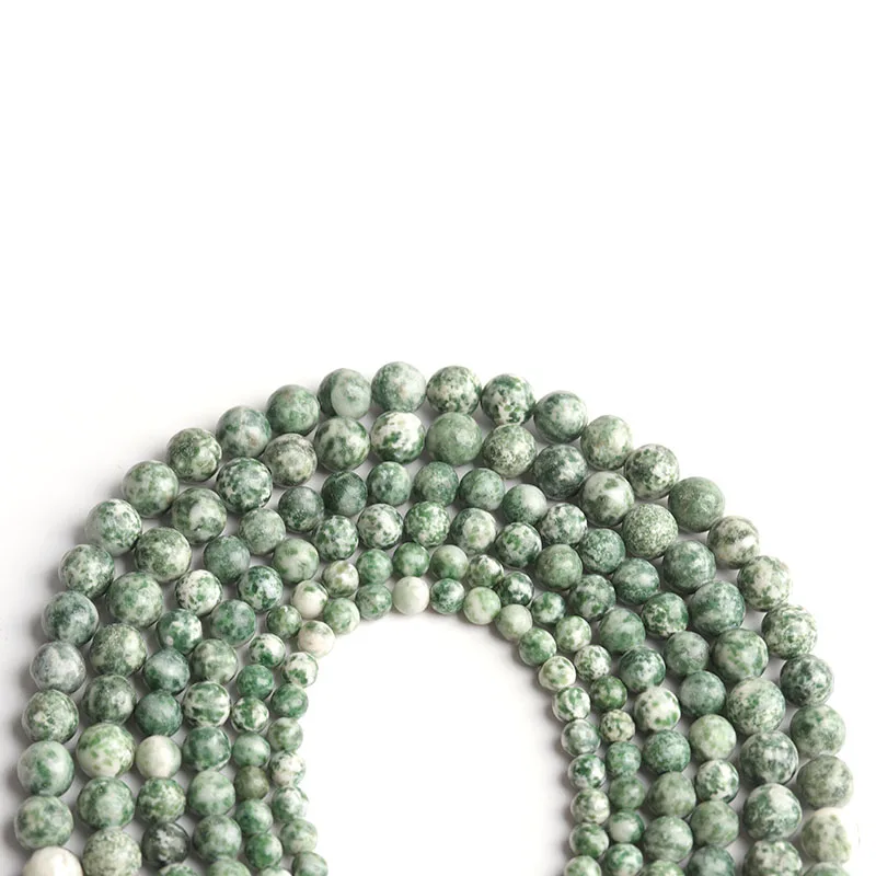 

7A Grade Natural Stone QingHai Crisp Stone Round Loose Beads 4mm-12mm for Jewelry Making Wholesale Jewelry Halloween Jewelry