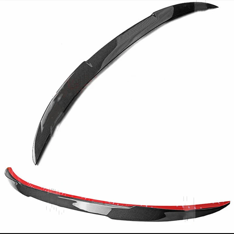 

Use For BMW 3 Series F30 Spoiler 2013--2018 Year Glossy Real Carbon Fiber Rear Wing V Style Sport Accessories Body Kit Black