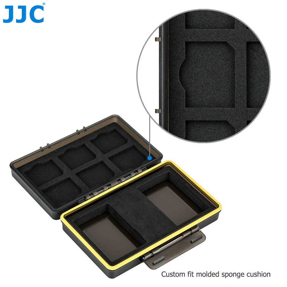 Аккумуляторная батарея JJC для SD SDHC SDXC MSD Micro MicroSD XQD CF карт AA DSLR| |