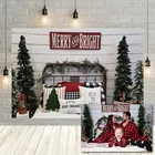 Avezano фотография рождественской елки фон с изображением постельного белья в стиле с изображением деревянной стены детского портрета декоративный фон для студийной фотосъемки