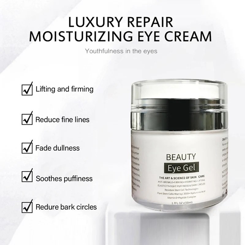 Гель для глаз против темных кругов припухлости морщин укрепляющий и эффективный