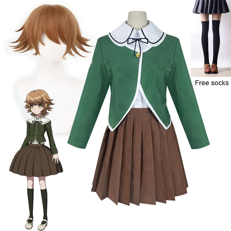 Кума чихиро Фудзисаки Косплей Костюм Danganronpa Fujisaki косплей парик женский JK