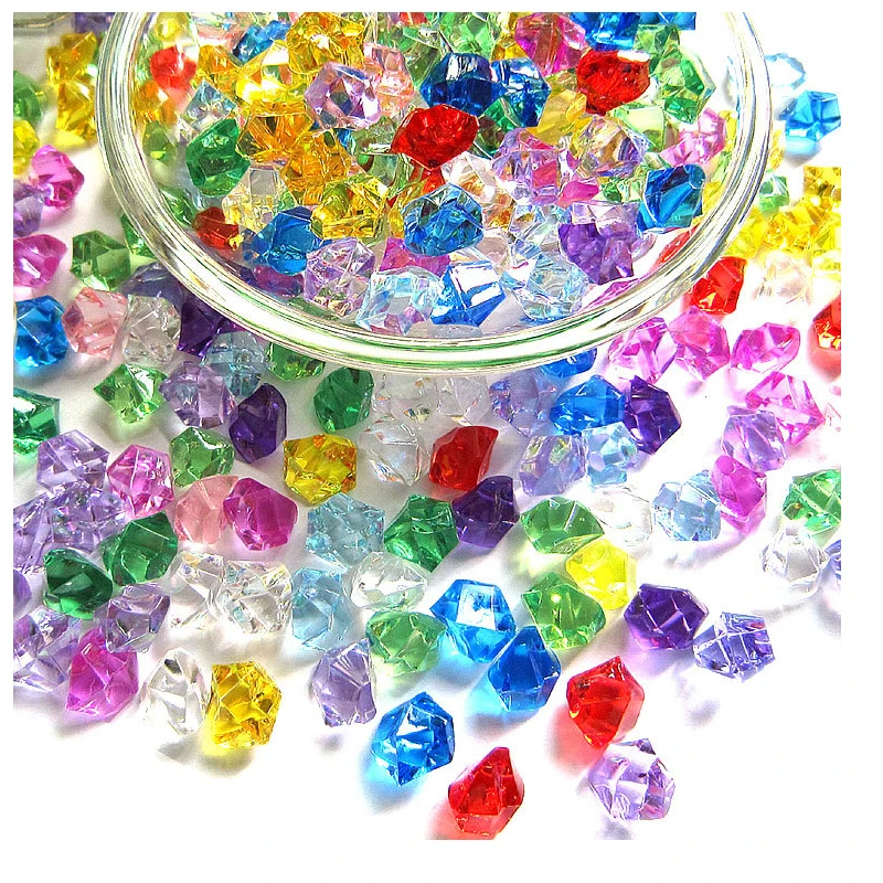 200 шт. Пластик с украшением в виде кристаллов акриловый кристалл бриллиантовой