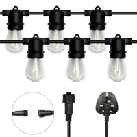 ip65 commercial grade extendable led party lights outdoor s14 led string light for patio garden holiday wedding lights christmas