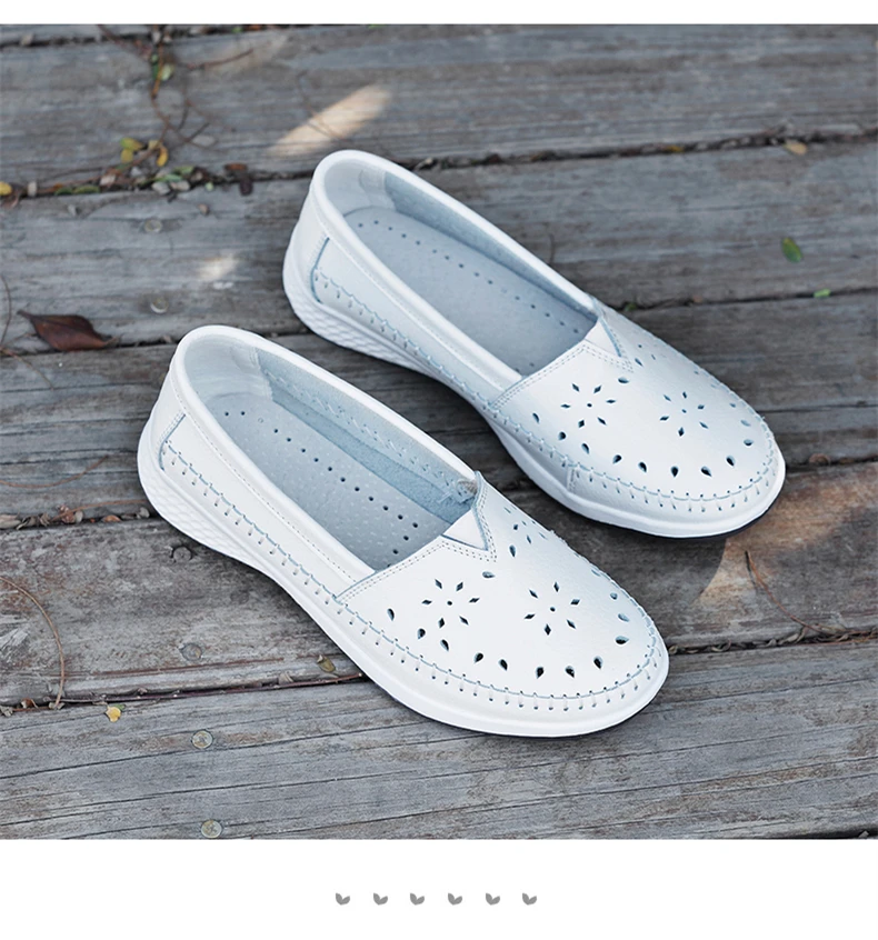 2019 Женские туфли лодочки слипоны Туфли лоферы Женская обувь из натуральной кожи