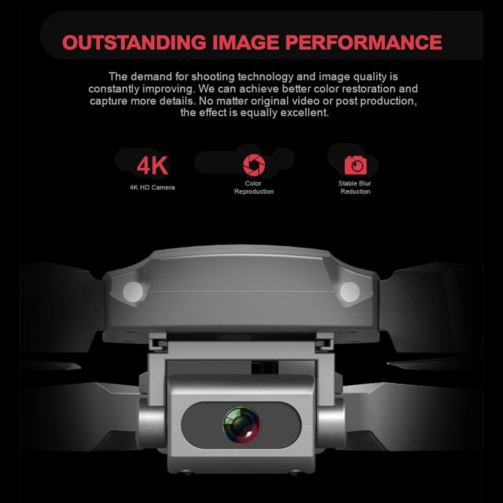 E68 Дрон 4K Профессиональный Мульти-аккумулятор более длительный срок службы