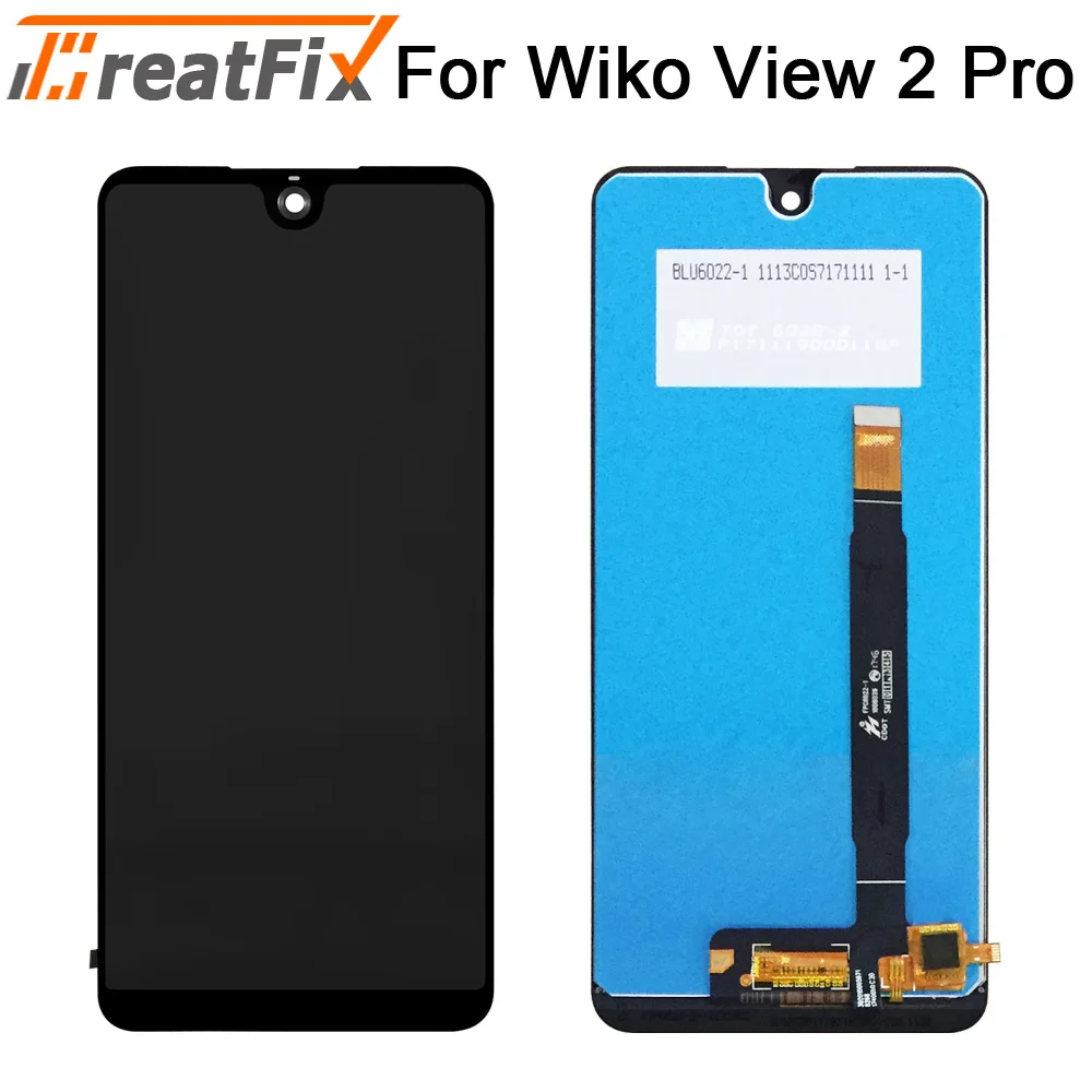 ЖК-дисплей для Wiko View 2 Pro новый оригинальный сенсорный экран 6 0 дюйма в сборе