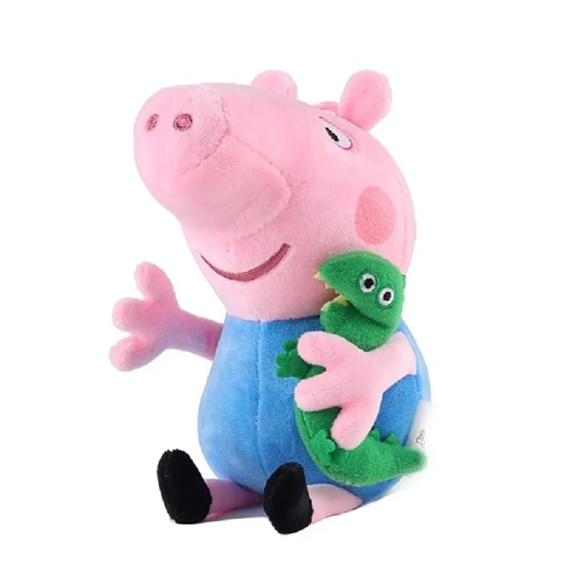 19cm genuine peppa pig pink sister George plush toy and pet teddy bear / dinosaur boy girl birthday gift | Игрушки и хобби