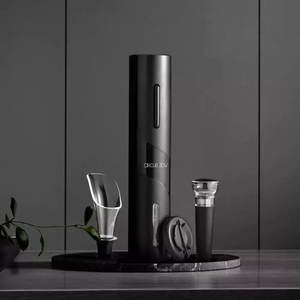 4 в 1 круг радость черный меч самурая Электрический штопор для винных бутылок