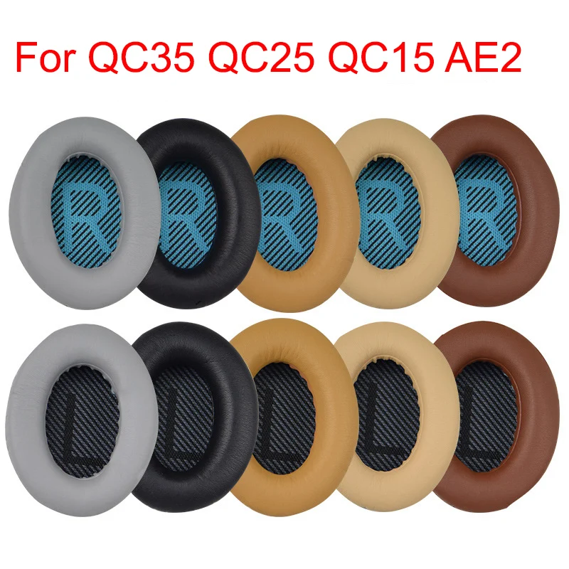 Фото Сменные амбушюры накладки для наушников BOSE QC35 QC25 QC15 AE2 с эффектом памяти запасные