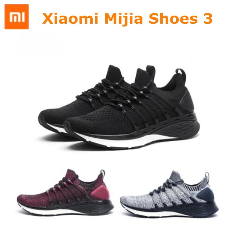 Новинка кроссовки Xiaomi Mijia 3 Mi мужские для спорта на открытом воздухе новые удобные