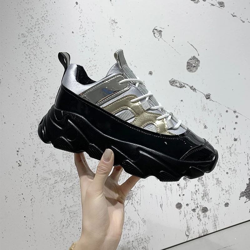 Кроссовки женские на платформе 5 см нескользящие легкие спортивные кеды модная