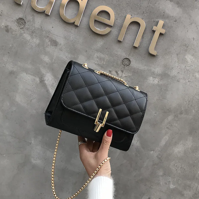 2020 Модные женские маленькие квадратные сумки через плечо винтажная сумка из