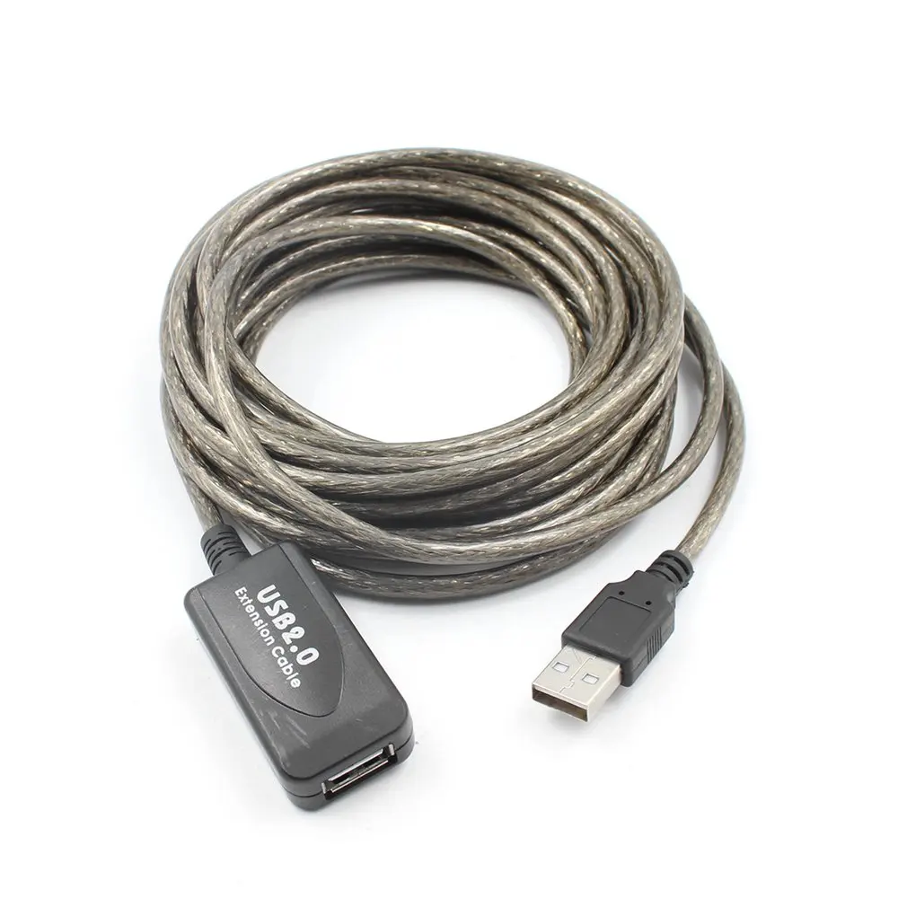 5 м USB2.0 Удлинительный кабель для усиления сигнала удлинитель беспроводной