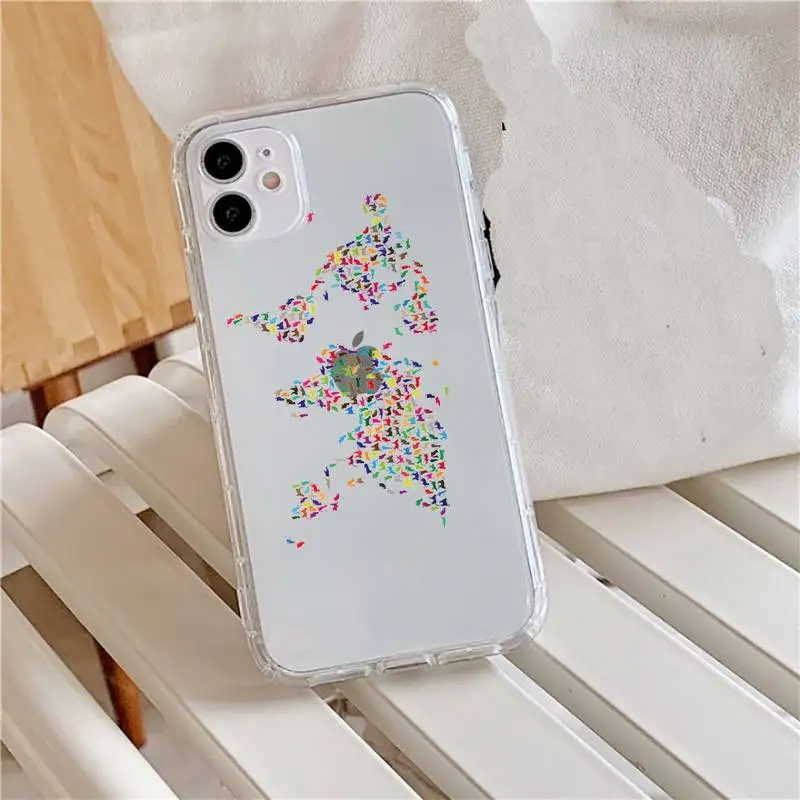 

World Map Travel Phone Case Transparent for iPhone 11 12 mini pro XS MAX 8 7 6 6S Plus X 5S SE 2020 XR