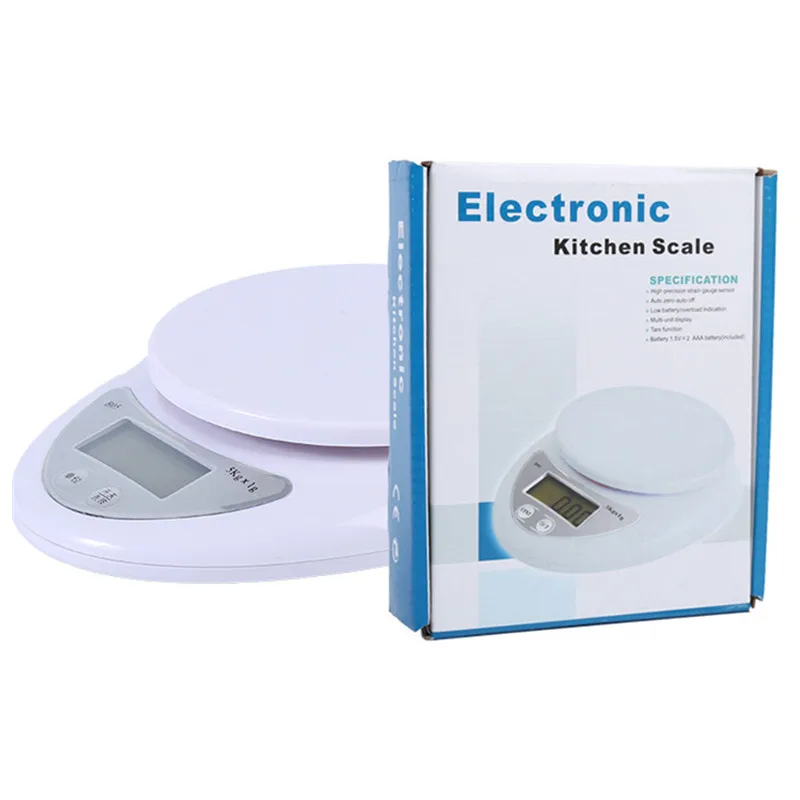 Kitchen Scales 5000 г/1 г кухонные весы для еды, диеты, почтовые Кухонные цифровые весы, весы, весовые весы, светодиодный электронный кухонный гаджет - Цвет: Kitchen Scales
