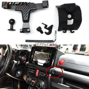 car auto lock gravity dashboard gps cell phone mount for suzuki jimny sierra 2019 2020 bracket stand holder support accessories free global shipping