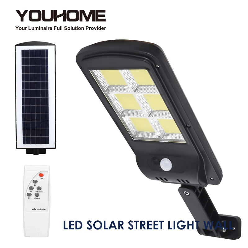 Уличный светодиодный уличный фонарь на солнечной батарее водонепроницаемый