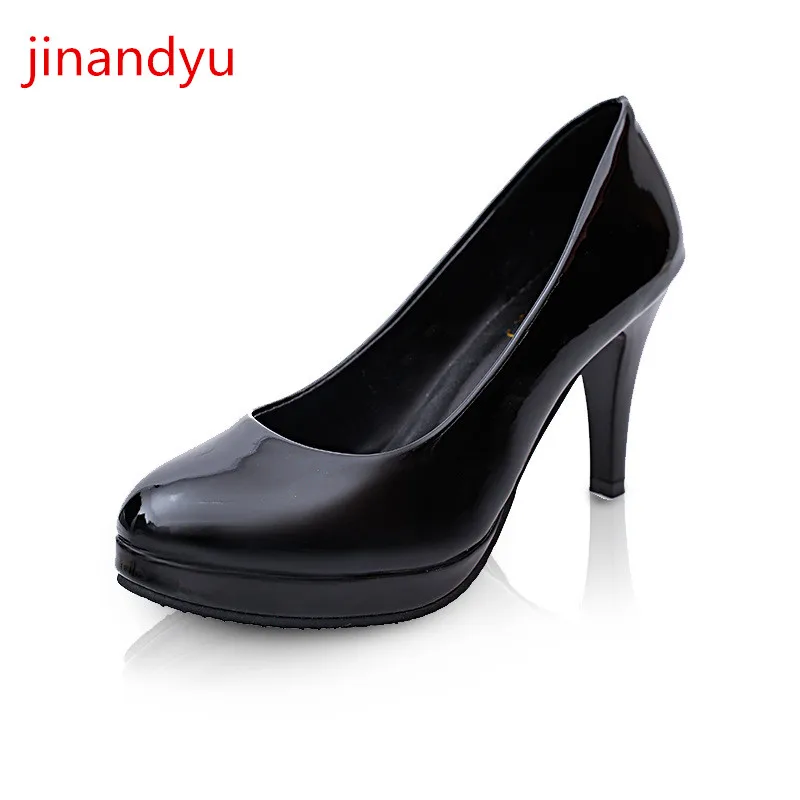 

High Heels Platform Pump Black Heels Ladies Leather Shoes Women Dresses Lady Dresses Formal Shoes for Women Office
