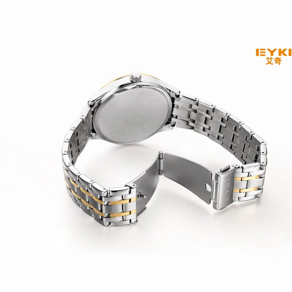 

NO.2 Top Brand Luxury Watch Men Brand Men's Watches Stainless Steel Mesh Band Quartz Wristwatch Sun Moon And Stars Dress Watch