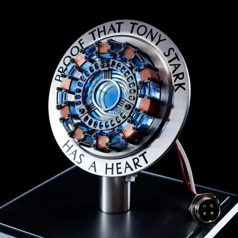 

Marvel Iron Man Heart Arc Reactor Mk1 Mk2 The Avengers Movie Peripheral Usb Led Light Ornaments Figure Toy Collection Souvenirs