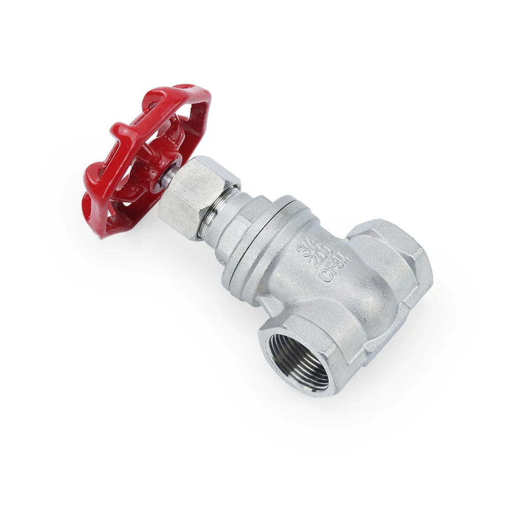 Клапан затвора из нержавеющей стали с внутренней резьбой 1/2 дюйма 3/4 1 дюйм 2 SS304 DN15