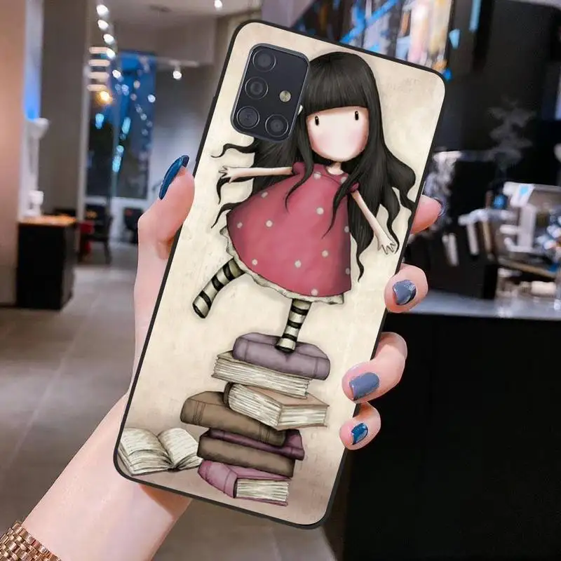 

Cartoon girl Santoro Gorjuss Phone Case For Samsung Galaxy S21 Plus Ultra S20 FE M11 S8 S9 plus S10 5G lite 2020