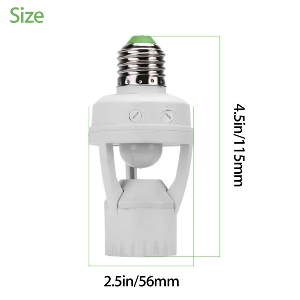 Инфракрасный датчик движения PIR E27 Светодиодный светильник держатель лампы