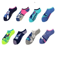 cartoon cartoon cotton boat socks for men and women popular elements patterns personality creativity fashion and comfort