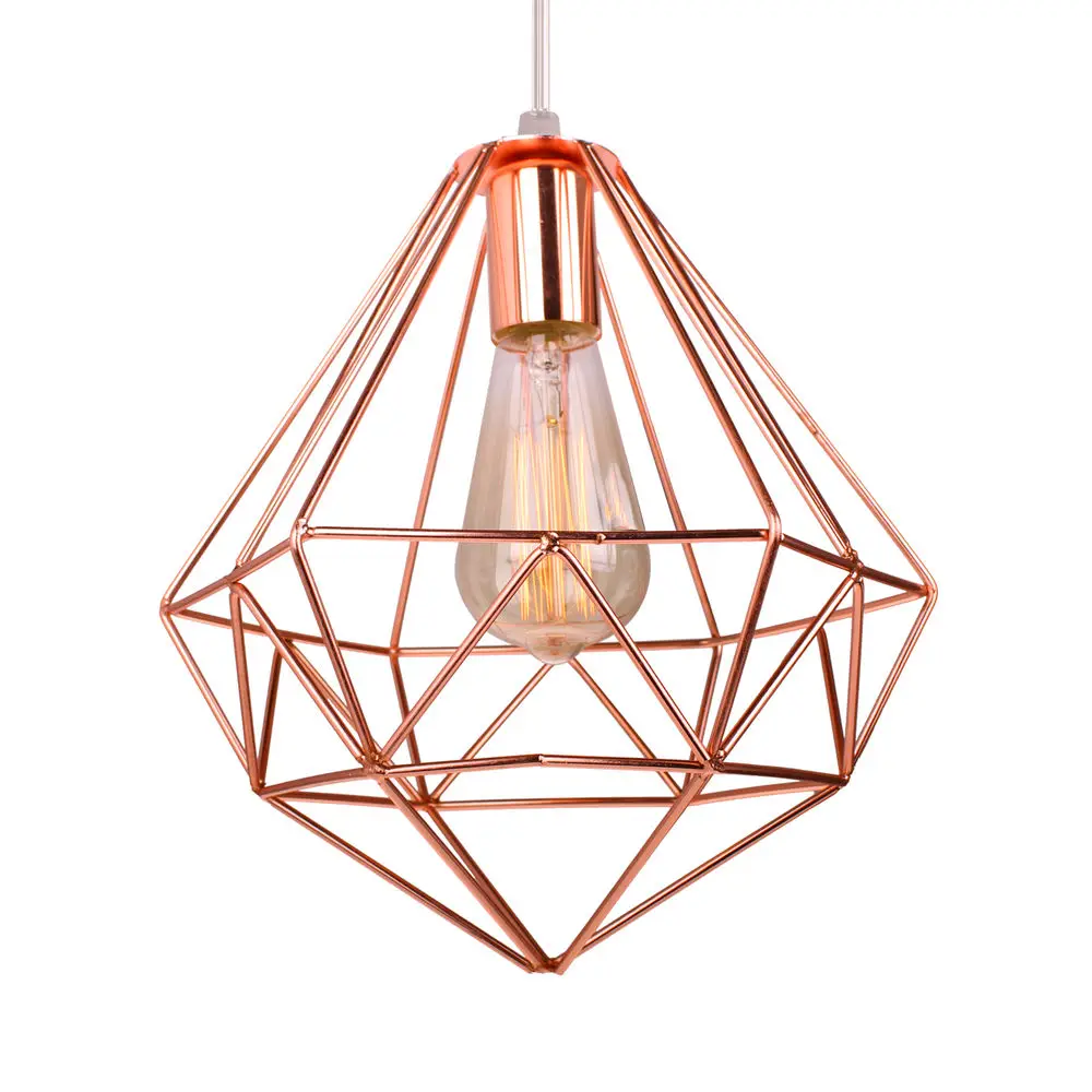 

Vintage Industrial Pendant Lights Modern Cage Iron Minimalist Retro Nordic Loft Lamp Metal Hanging Lamp E27 Indoor Chandeliers