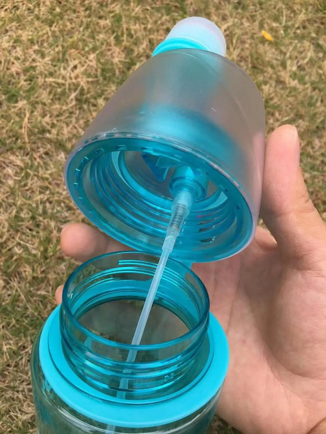 600 мл Многофункциональная портативная пластиковая Спортивная кружка для воды с