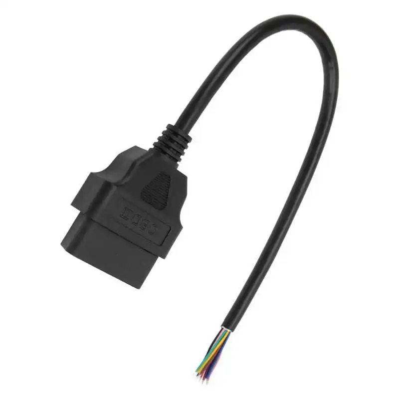 Штекерный адаптер OBD2 16 контактный кабельный разъем диагностический инструмент