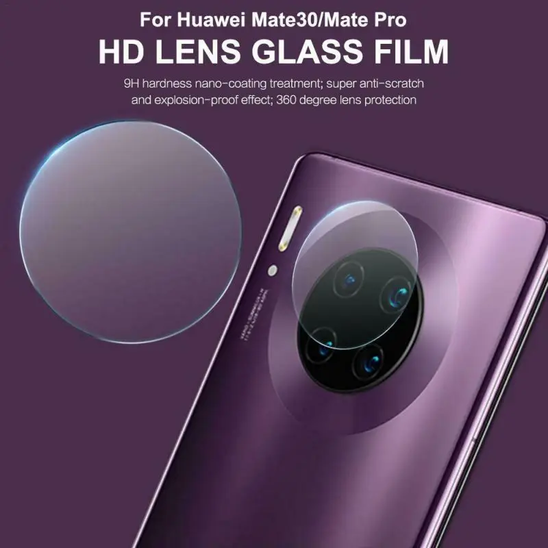 2.5D Телефон задняя камера объектив защитная пленка 9H твердое стекло для huawei Mate30