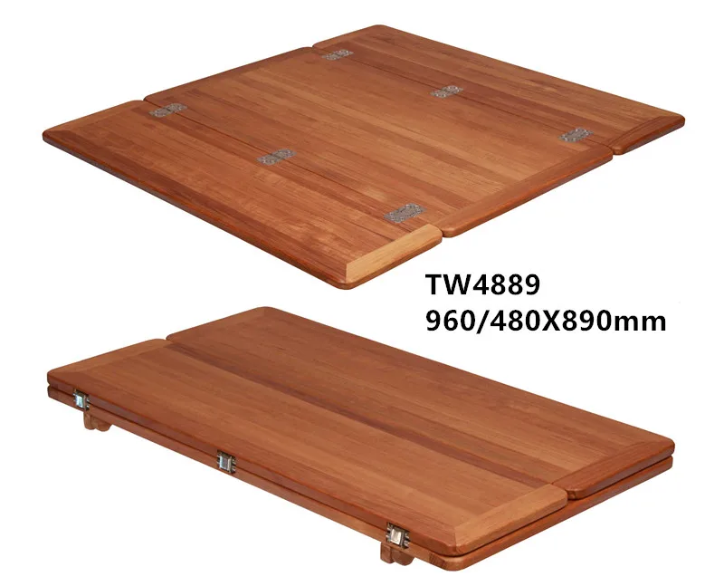 960/480X890 мм Складное крыло Обычная Тиковая столешница Морская Лодка RV TW4889