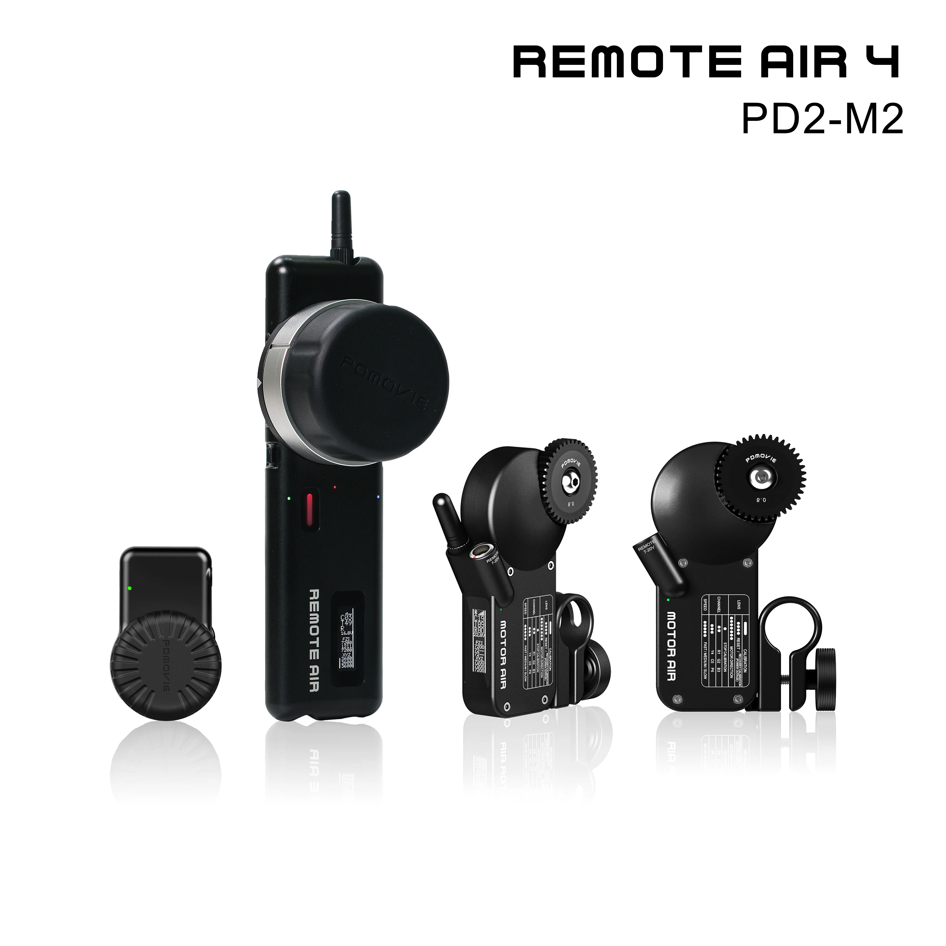 PD2-M2 PDMOVIE дистанционного воздуха 4 беспроводной фоллоу-фокус Поддержка bluetooth и 2,4G соединения для кино объектив камеры или зеркальные камеры - Цвет: PD2-M2