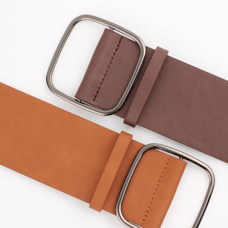 

2019 Ladies Belt Fashion Buckle Wild Dress Wide Belt Female Belt For Woman High Quality